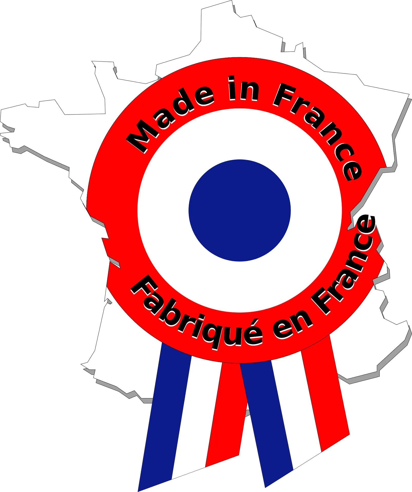 France Cockade Roundel royalty-free vector graphic. Free for use & download